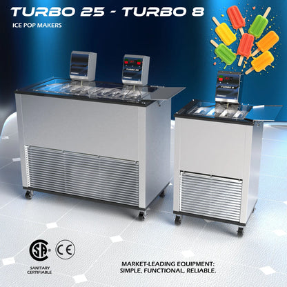 Turbo 8 - Artisanal Ice Pop Machine