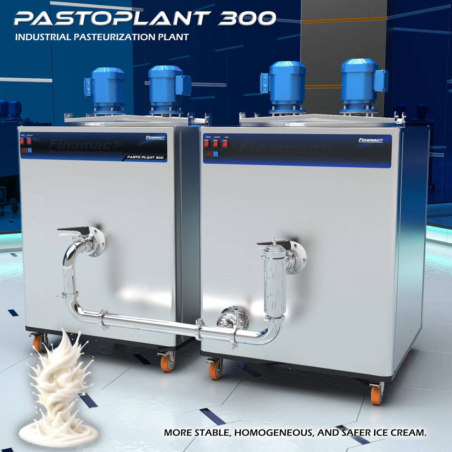 PASTO PLANT 300 - Pasteurization System for Ice Cream