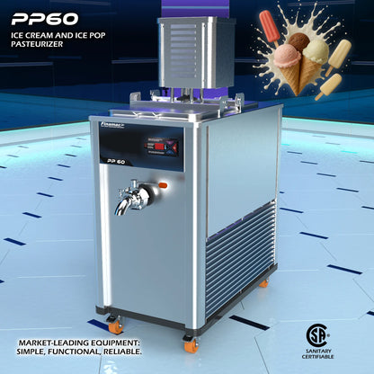 PP 60 - Pasteurizer and Homogenizer for Ice Cream and Ice Pops